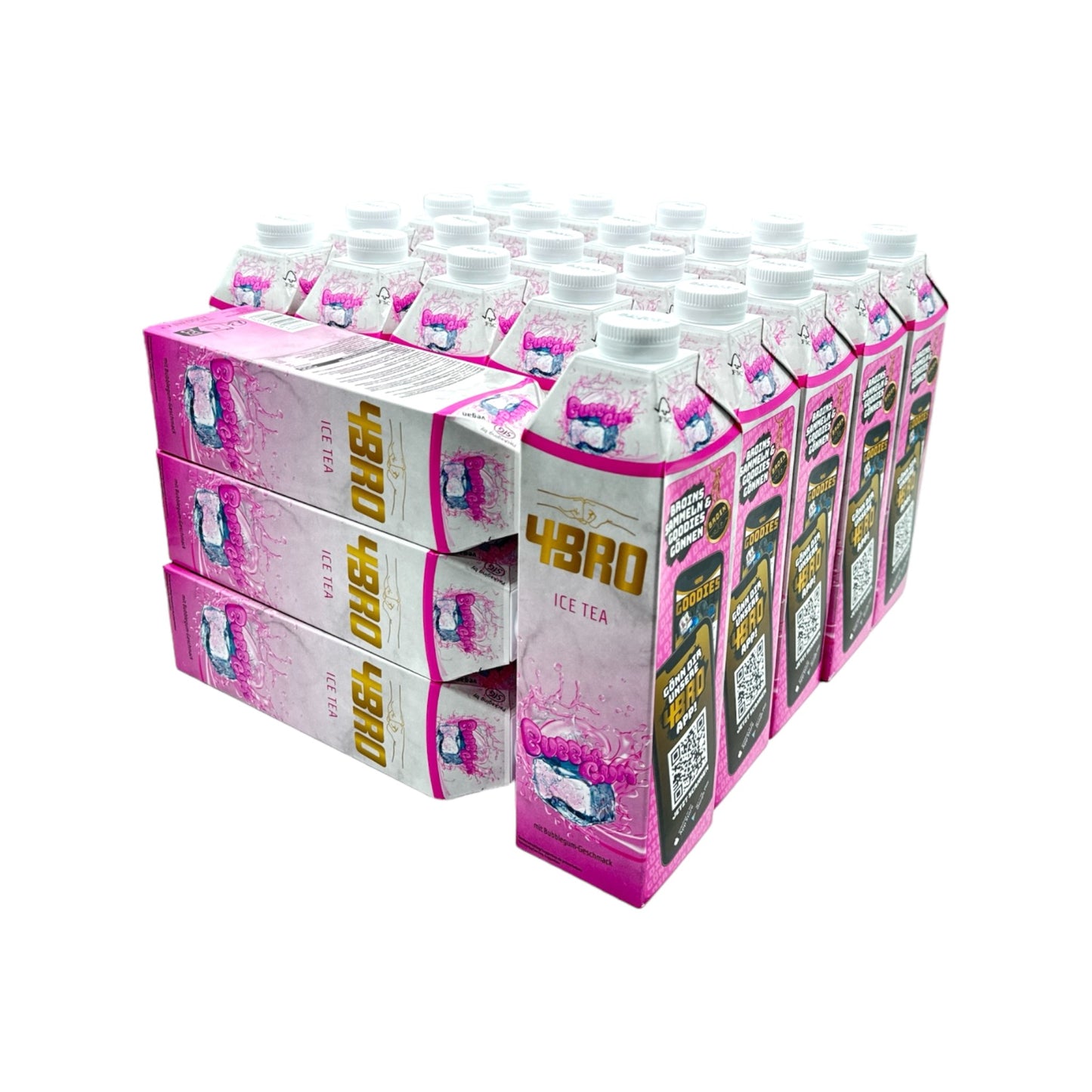 4BRO Eistee Bubble Gum 1000ml