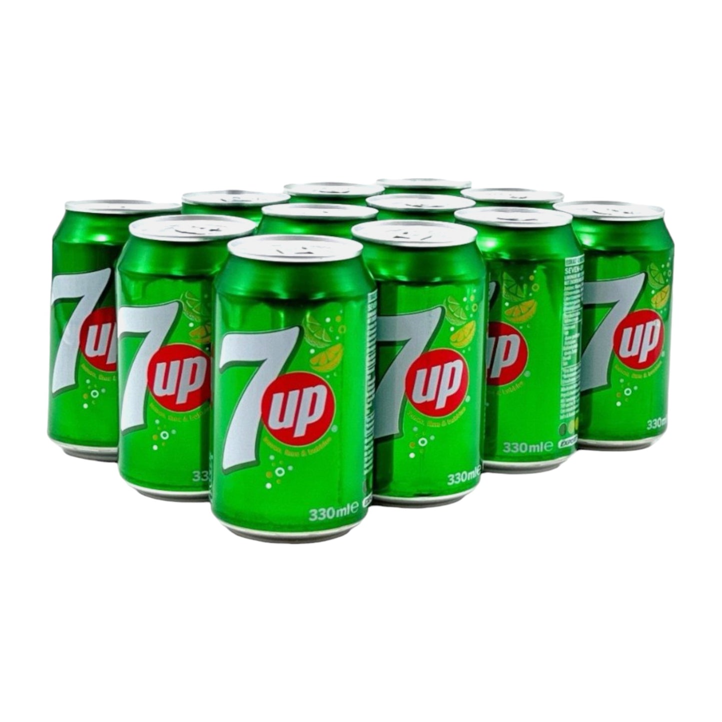 7up Lemon & Lime Bubbles 330ml Geschmack Limette