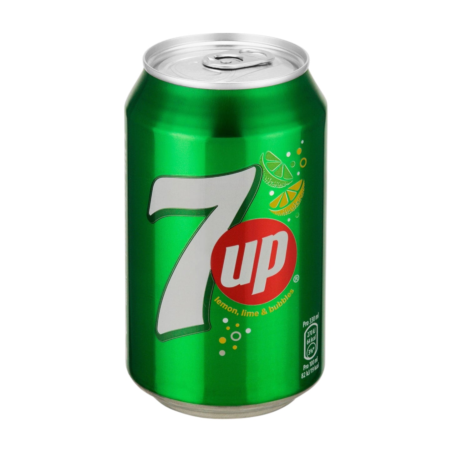 7up Lemon & Lime Bubbles 330ml Geschmack Limette
