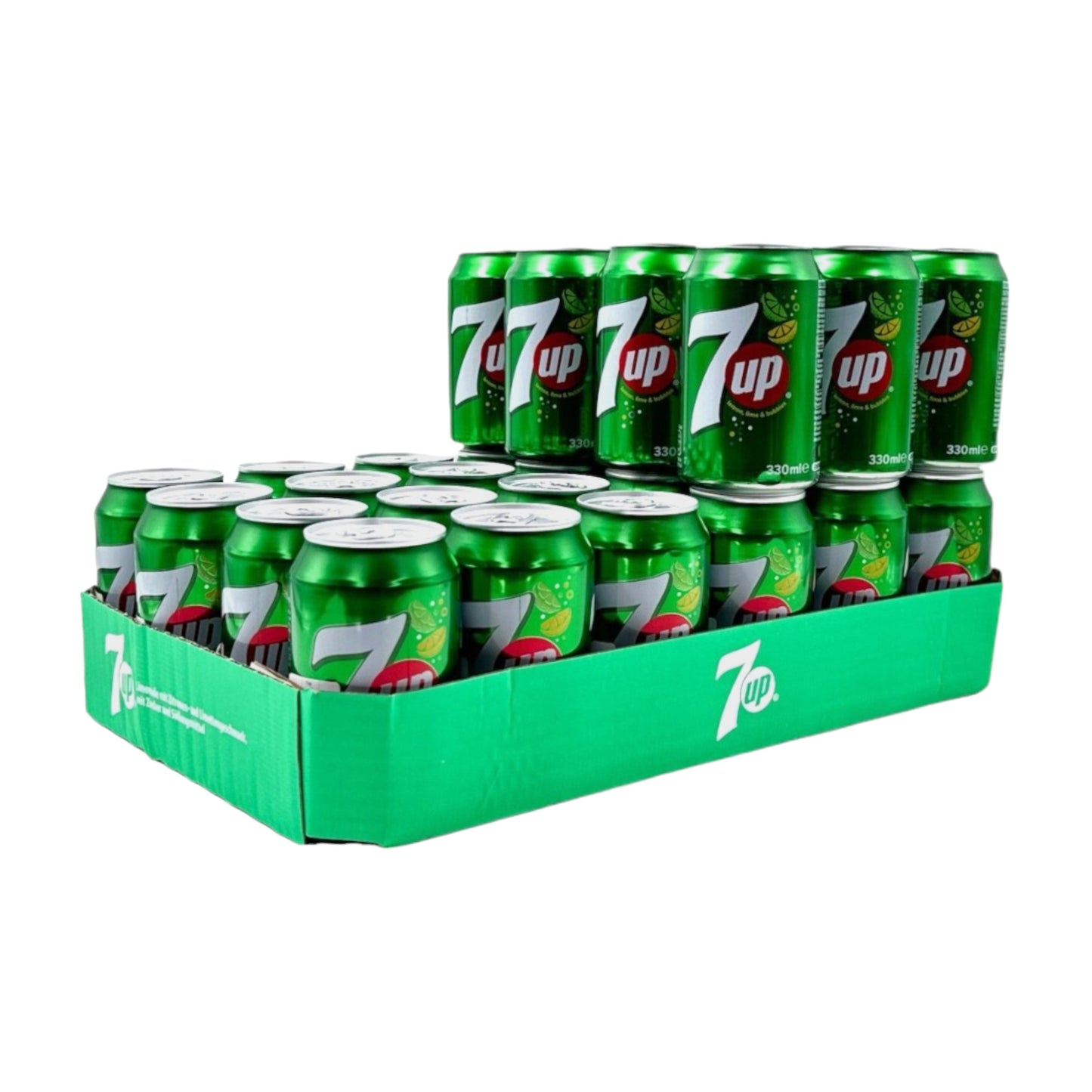 7up Lemon & Lime Bubbles 330ml Geschmack Limette