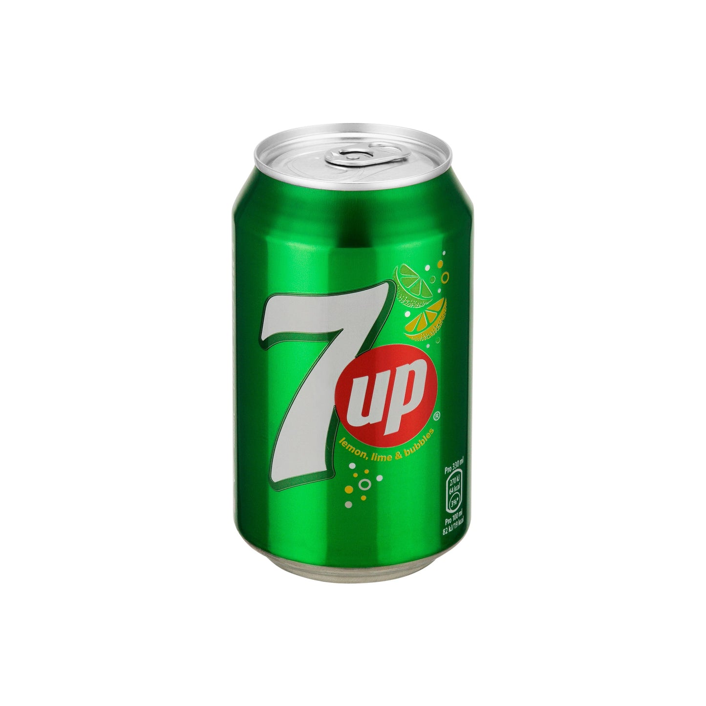7up Lemon & Lime Bubbles 330ml Geschmack Limette