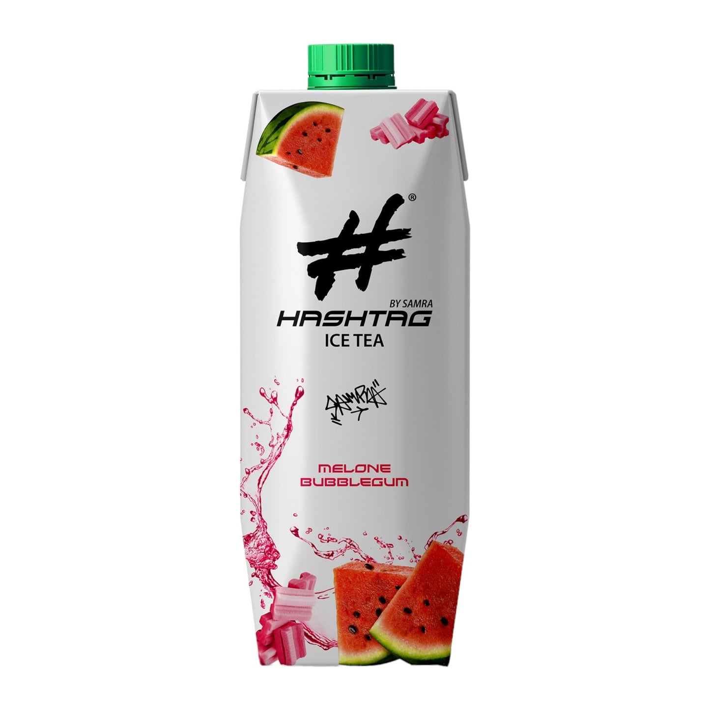 Hashtag Ice Tea Melone Bubblegum 500ml