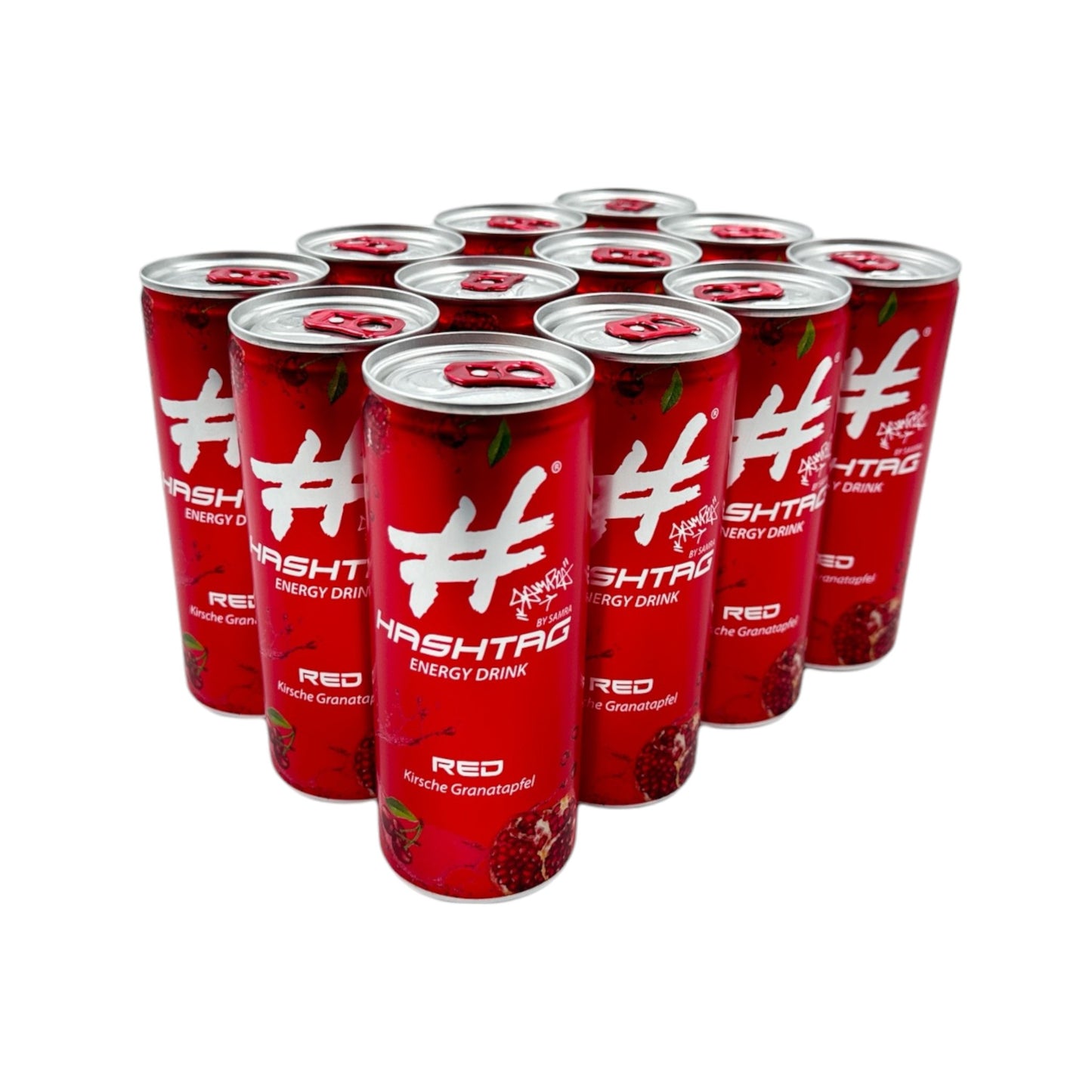 Hashtag Red Energy Drink Kirsche Granatapfel 250ml