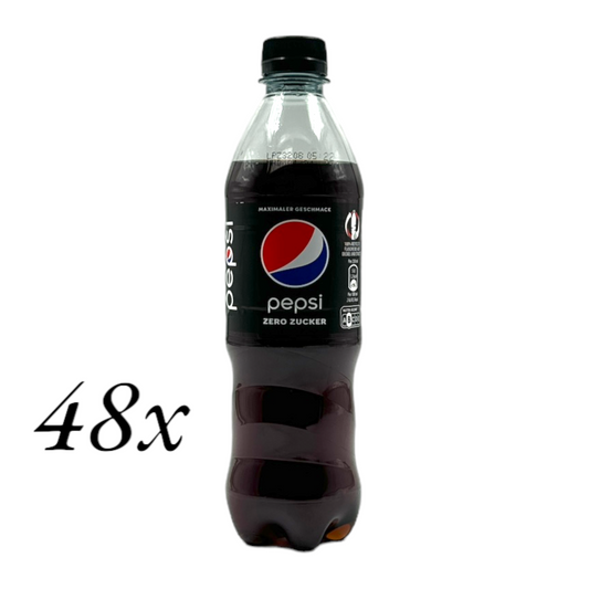 Pepsi Zero Zucker 48 x 500ml MHD abgelaufen 1/2024