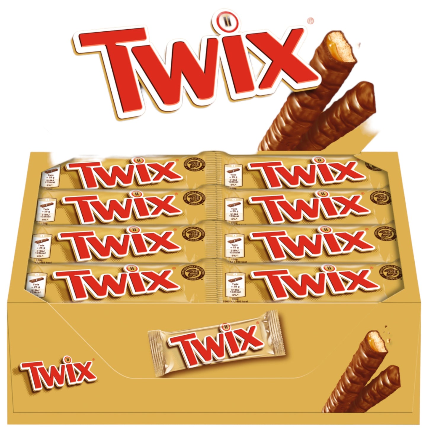 Twix Schokoriegel 32x50g Vorteilspack MHD 03.11.2024