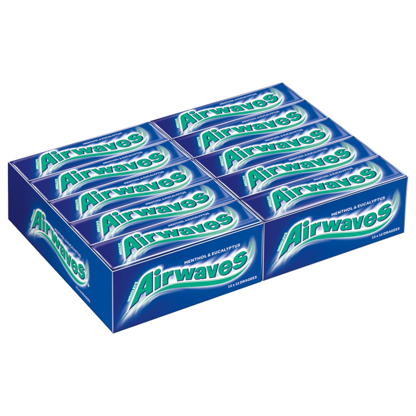 Wrigley's Airwaves Kaugummi Menthol & Eucalyptus 30x12 Stück