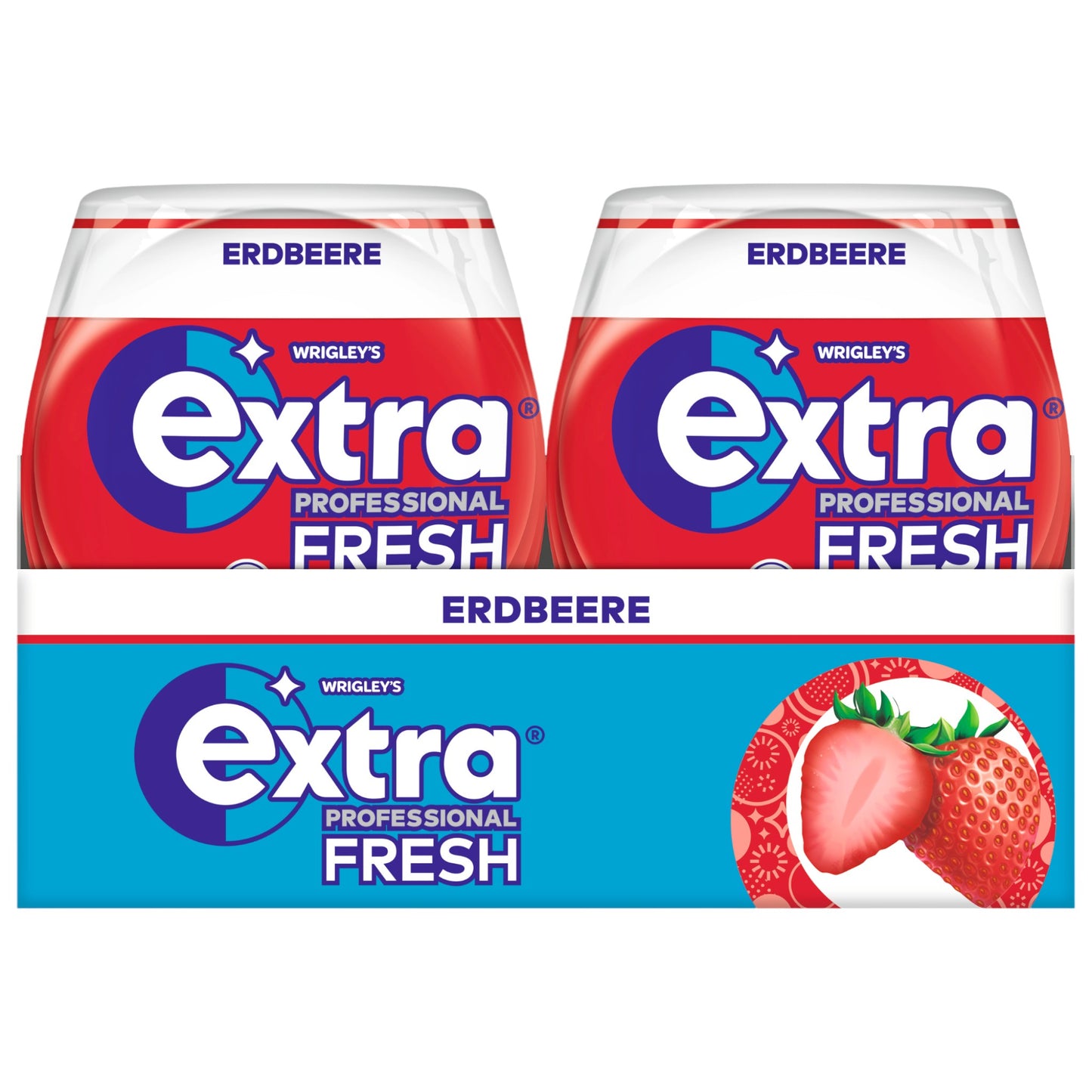 Wrigley's Extra Professional Fresh Kaugummi Erdbeere 12x50 Stück
