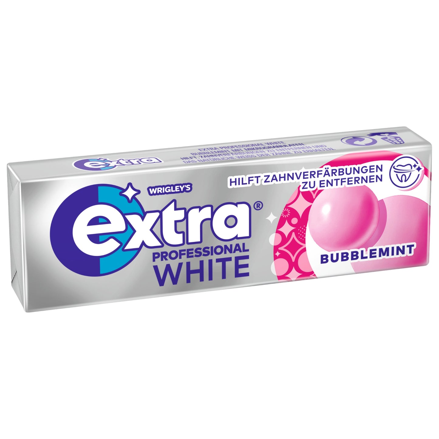 Wrigley's Extra Professional White Kaugummi Bubblemint 30x10 Stück