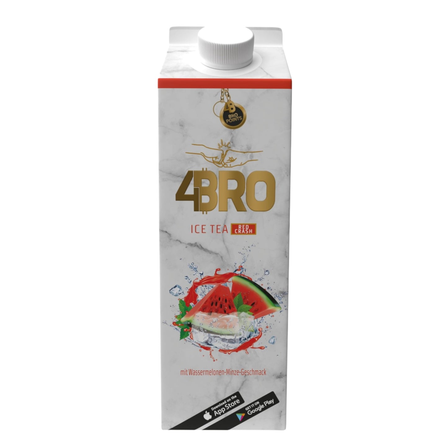 4BRO Eistee Red Crash 1000ml MHD 25.02.2025