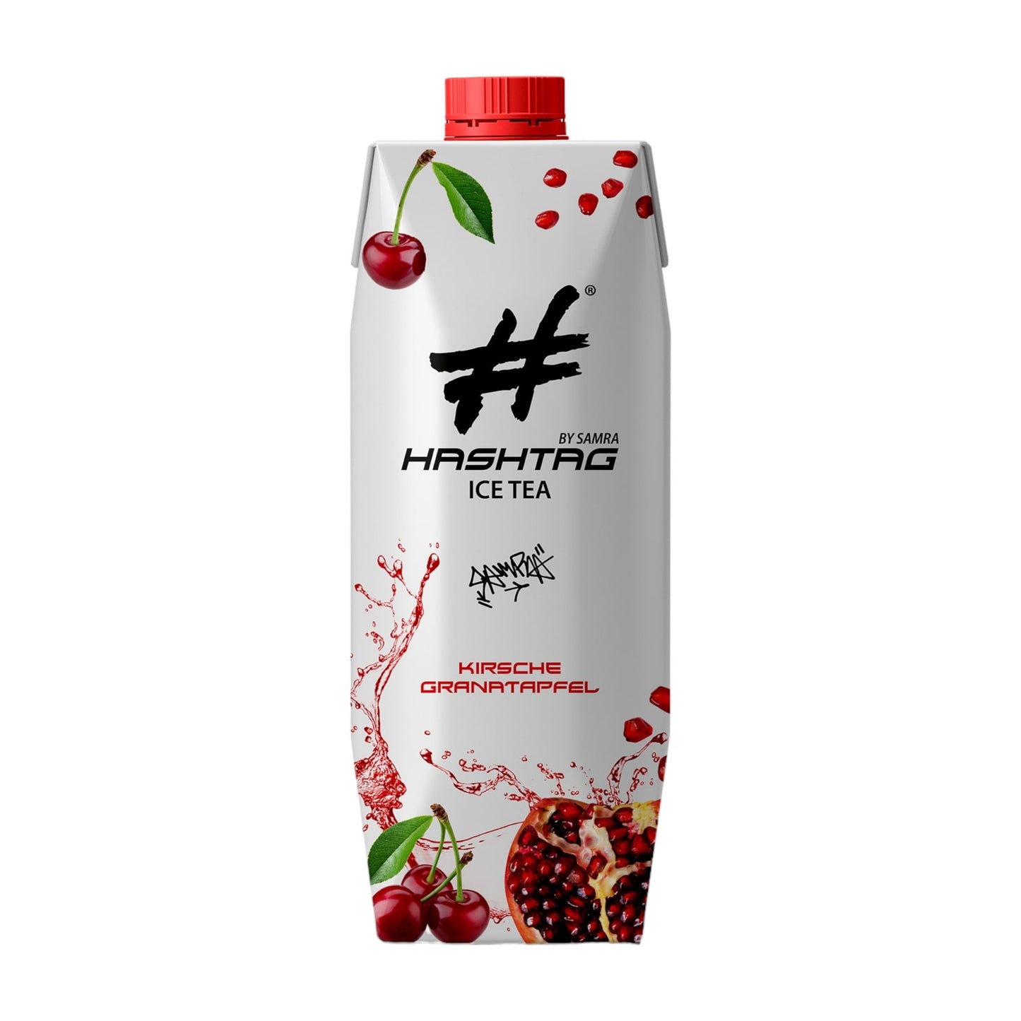 Hashtag Ice Tea Kirsche Granatapfel 500ml MHD 27.10.2024