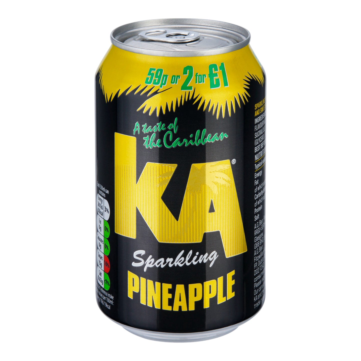 KA Sparkling Pineapple 330ml