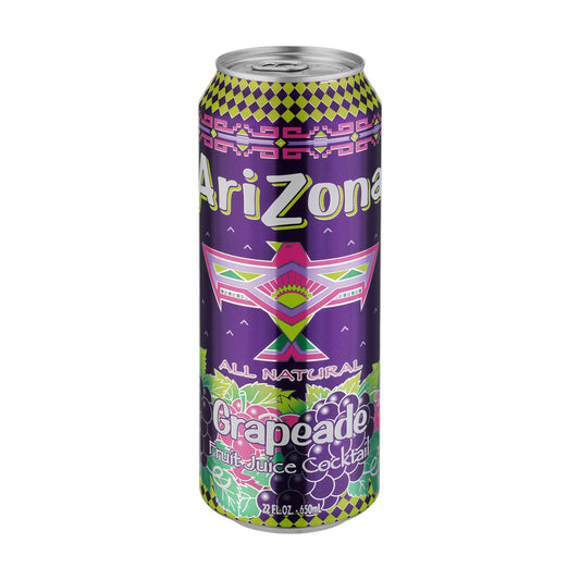 AriZona Grapeade 650ml – Fruchtiger Traubensaft mit intensiver Farbe
