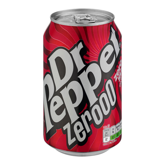 Dr. Pepper Zero Cola 330ml – Würziger Cola-Genuss ohne Zucker

