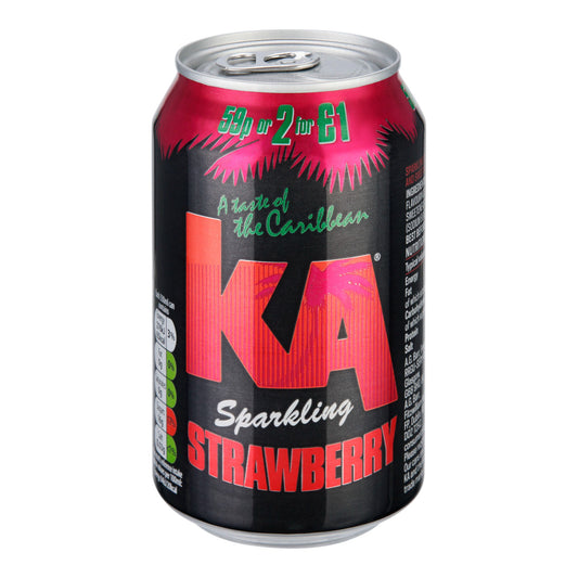 KA Sparkling Strawberry 330ml – Erdbeer-Limonade mit prickelnder Kohlensäure
