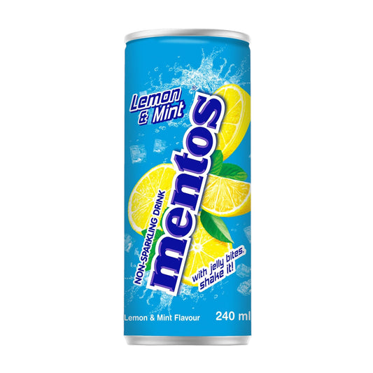 Mentos Lemon & Mint 240ml – Erfrischendes Getränk mit Zitrone und Minze
