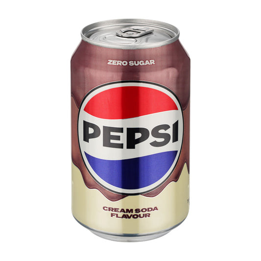 Pepsi Zero Sugar mit Cream Soda Geschmack in der 330 ml Dose