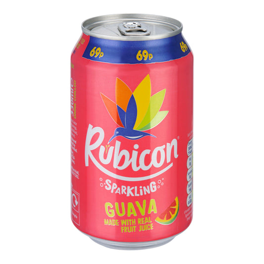 Rubicon Sparkling Guava 330ml – Exotischer Guavageschmack mit prickelnder Frische
